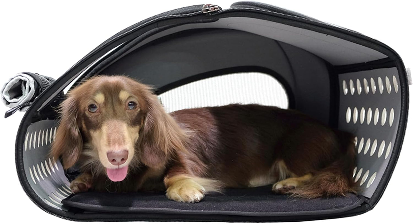 Ibiyaya - The Swiss Army Knife of Pet Travel: Stroller, Carrier, and a Cozy Bed for Furry Divas Up to 16 Pounds - Now in Pink for Extra Style Points!