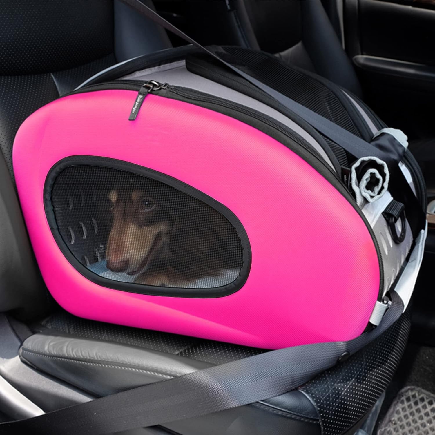 Ibiyaya - The Swiss Army Knife of Pet Travel: Stroller, Carrier, and a Cozy Bed for Furry Divas Up to 16 Pounds - Now in Pink for Extra Style Points!